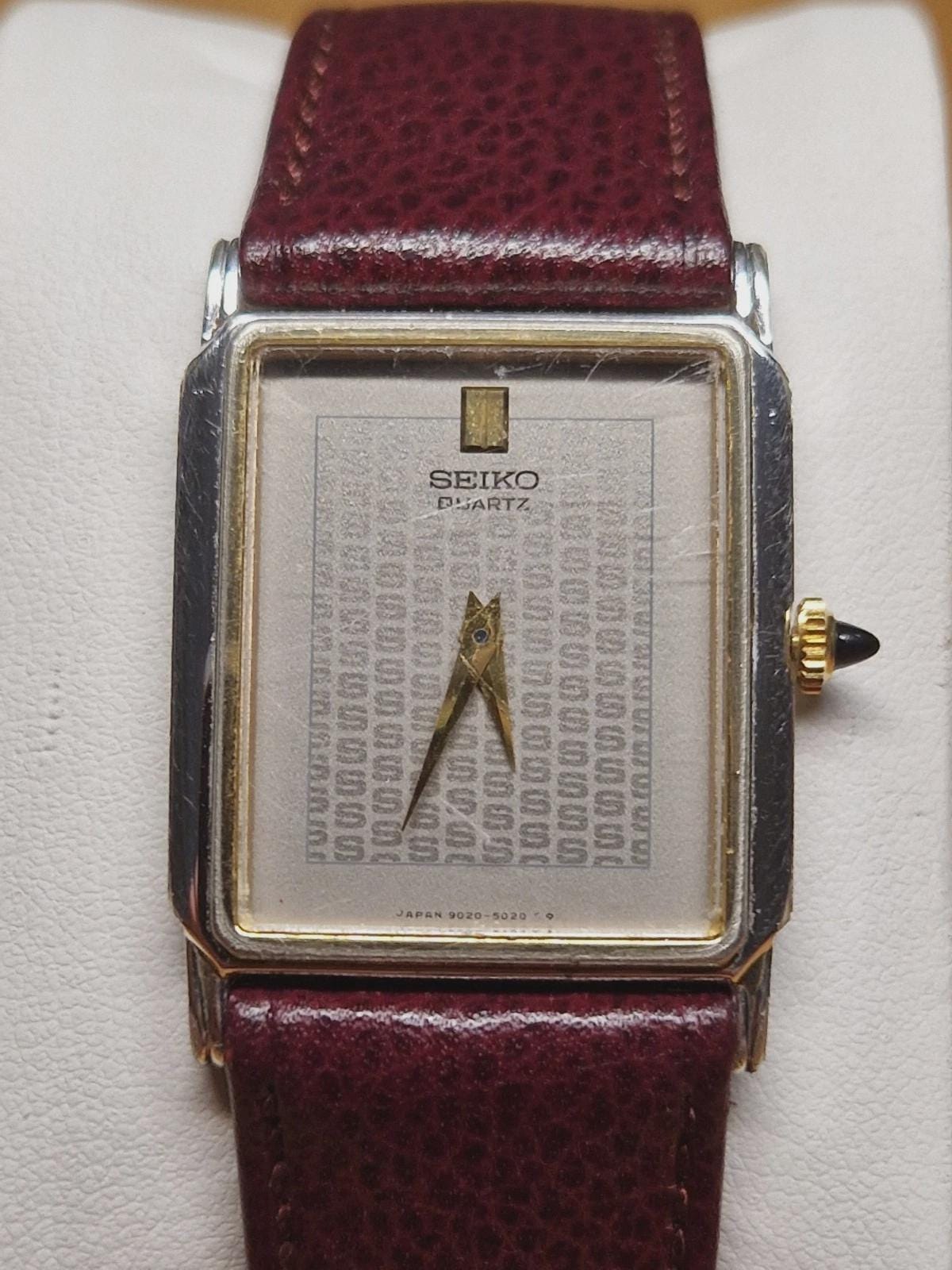 SEIKO TANK Vintage Watch (ref. 9020-5020, Caliber 9020A)- 1983s - Etsy