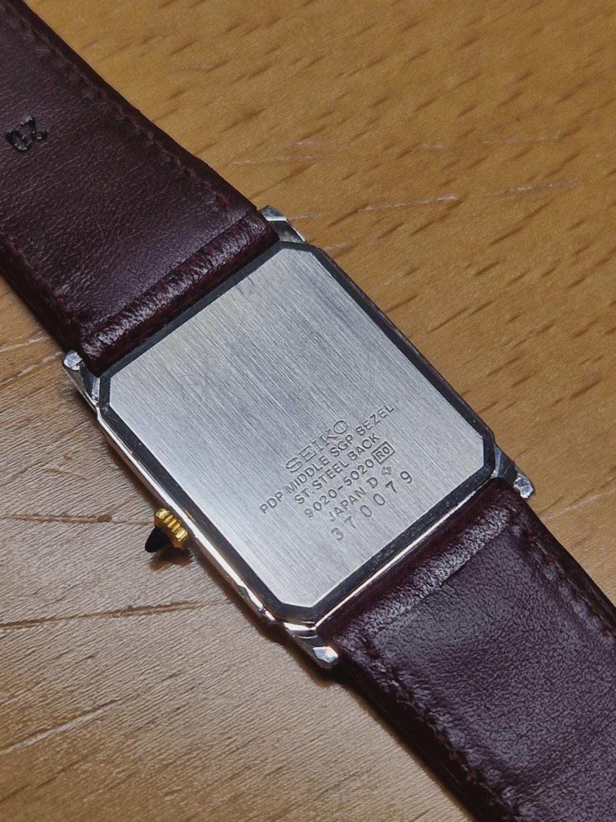 SEIKO TANK Vintage Watch (ref. 9020-5020, Caliber 9020A)- 1983s - Etsy