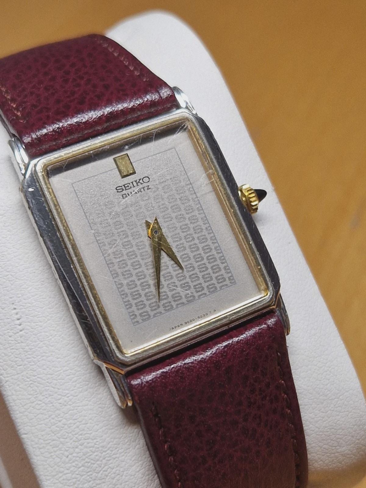 SEIKO TANK Vintage Watch (ref. 9020-5020, Caliber 9020A)- 1983s - Etsy
