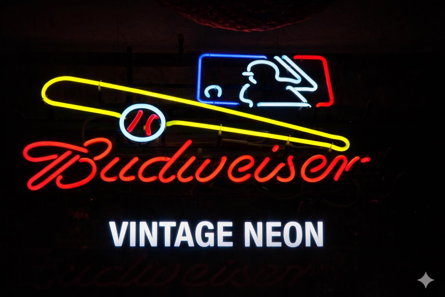 Budweiser Vintage Neon Sign - Etsy