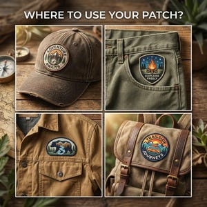 Kansas City Missouri Embroidered Jazz Music Patch – Trumpet & Saxophone Travel Souvenir for Jacket Backpack Hat image 3