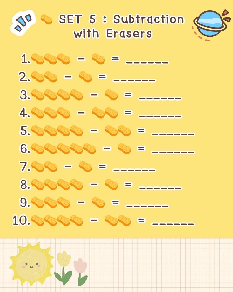 Addition and Subtraction Worksheets Grade 1 Printable Math Workbook