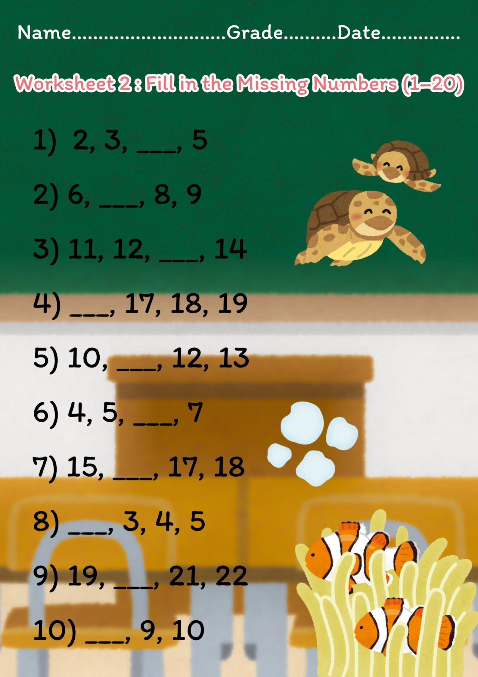 Printable Learning Worksheets for Kids | Fun & Easy Practice Pages ...