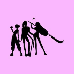 Huntrix Kpop Demon Hunter SVG PNG, Saja Boys Clipart, dîner fille, Derpy, icônes de paillettes, Kpop Idol, téléchargement numérique par sublimation