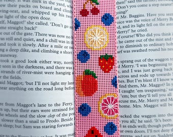 Cross Stitch Bookmark Fruit Pattern pdf