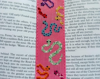 Cross Stitch Pattern Snake Bookmark pdf