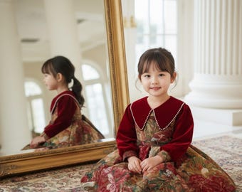 blueberi boulevard christmas dresses Blueberi Boulevard Christmas Dress with Matching Overcoat Size 12 Months