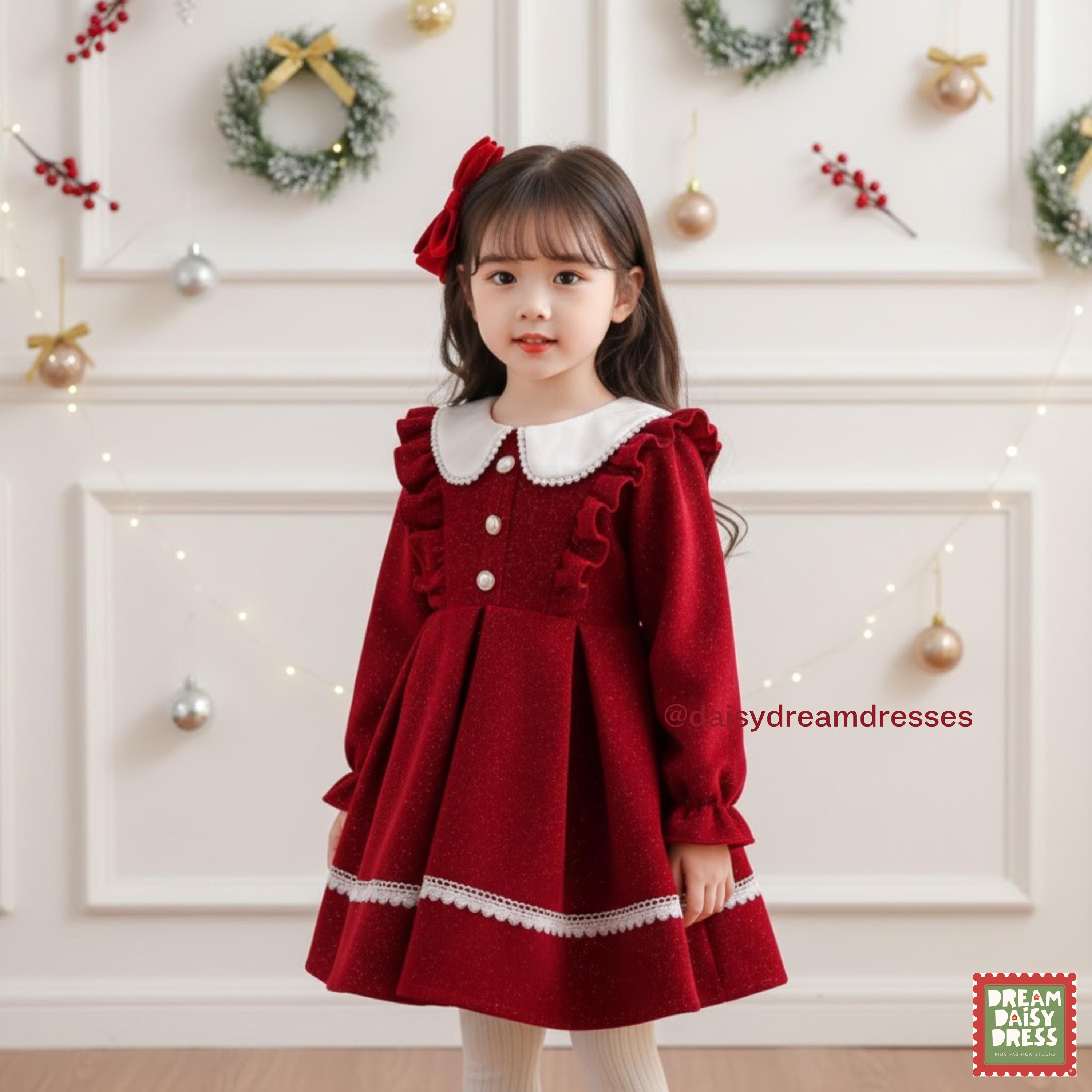 slim fit dress slacks Enchanting Nutcracker Glitter Chambray Dress – Mia Belle Girls
