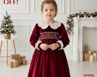 Robe De Fête Emily West Pour Fille – Taille 6X – Rose/Noir/Blanc – Manches Longues