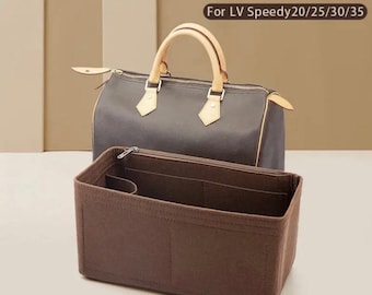 Inserto organizer per borsa in feltro / Stile rapido, tasca con cerniera