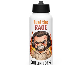 Fuel the Rage - Drinking bottle with straw