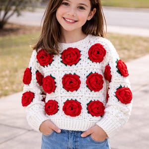 Patroon gehaakt roze vest, oma vierkant jasje (pdf-download)