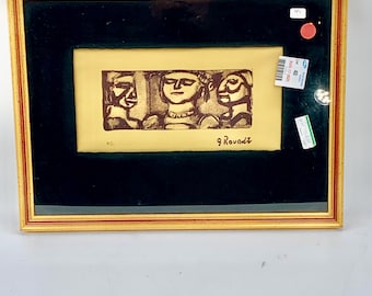 Georges Rouault, francés (1871-1958) 2 grabados