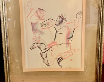 Litografía judaica de William Gropper (1897-1977)