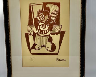 Pablo Picasso, español (1881-1973) Grabado en madera