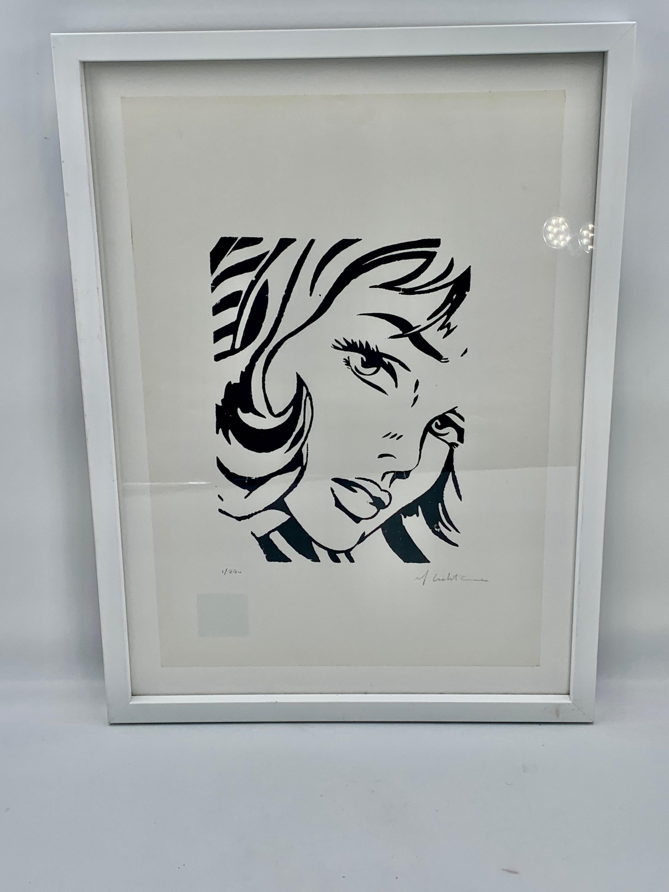 Roy lichtenstein girl with hair ribbon - Etsy 日本