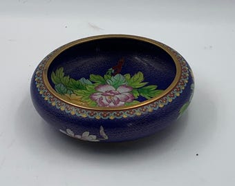Cuenco chino de cloisonné