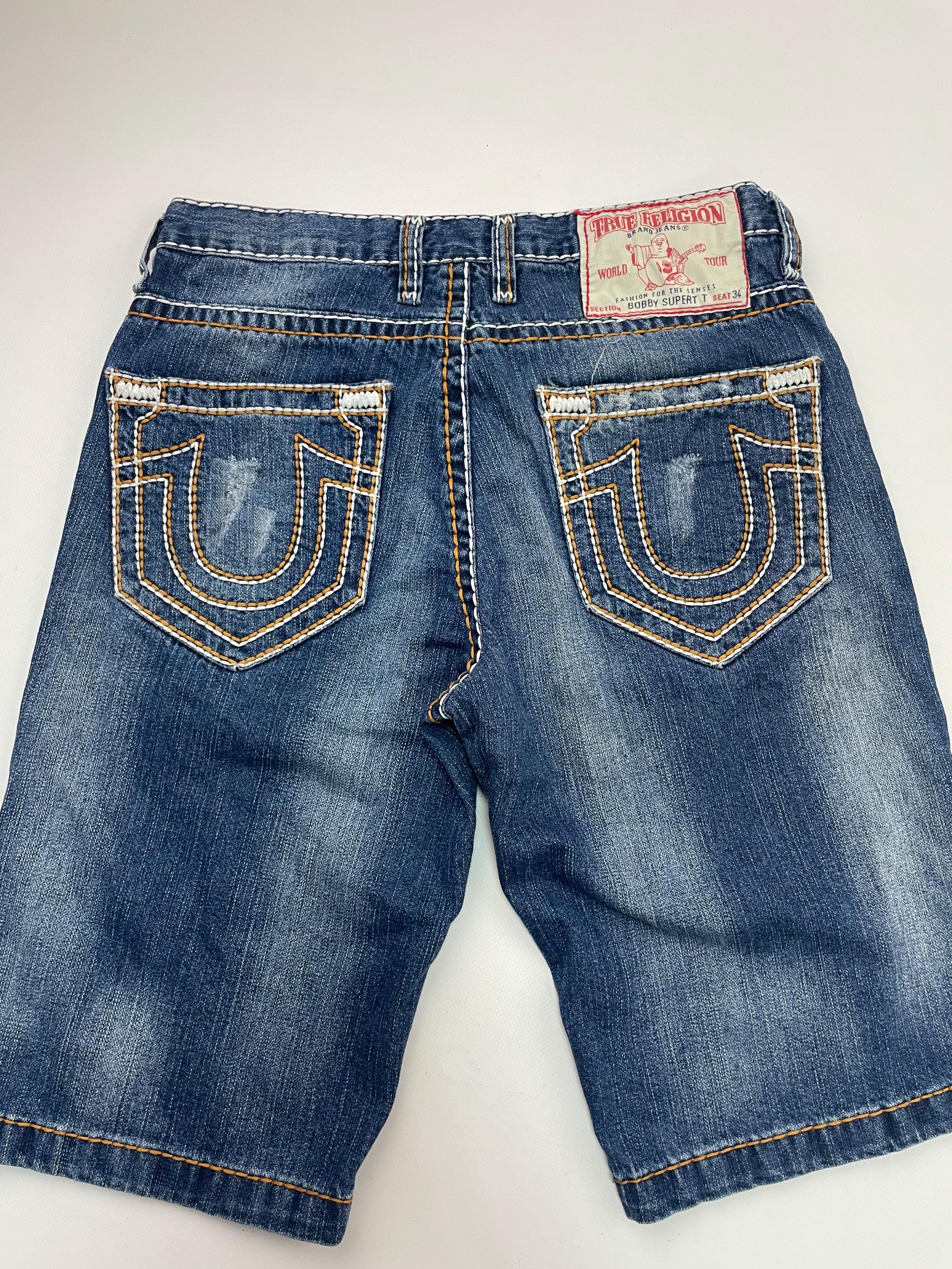 True Religion Denim Shorts - Etsy