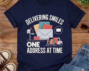 Delivering Smiles SVG, Mail Carrier Shirt Design, Postal Worker PNG (Digital Download)