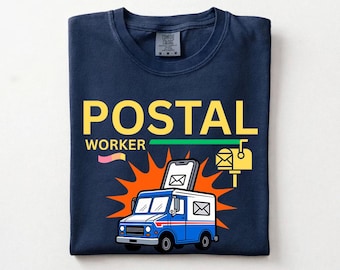 Postal Worker Mail Truck Shirt Design (svg, png, eps, pdf)