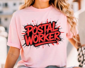 Postal Worker SVG PNG Mail Carrier Shirt Design (Digital Download)