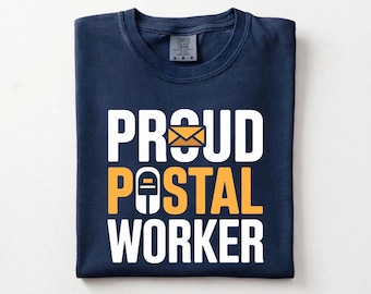 Proud Postal Worker SVG, Mail Carrier Shirt Design,