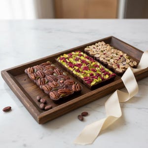 Barra de chocolate belga surtida – Selección de chocolate gourmet artesanal, 120-130 g