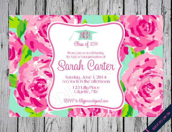 lilly pulitzer baby shower invitations