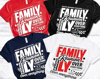 Family Reunion 2026 SVG, Matching Shirt Design (Digital Download)
