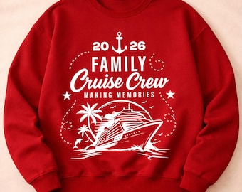 Cruise Crew 2026 Design: Family Trip SVG PNG (Digital Download)