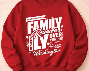 Family Reunion 2026 SVG – Family Over Everything