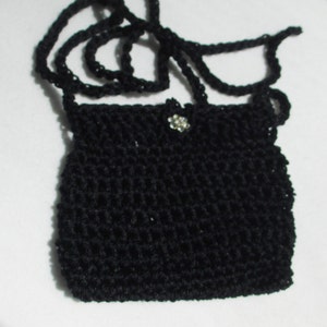 Crochet Crossover Purse Pattern, Crochet Mini Bag Pattern, Mini Shoulder Pouch Bag Pattern, Small Shoulder Purse Pattern, PDF1004 image 4