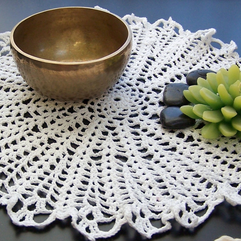 Crocheted Doily Pattern, Mandala Crochet Pattern, Housewarming Gift, Crochet Mandala Pattern, Mandala Doily Pattern, PDF511 image 4