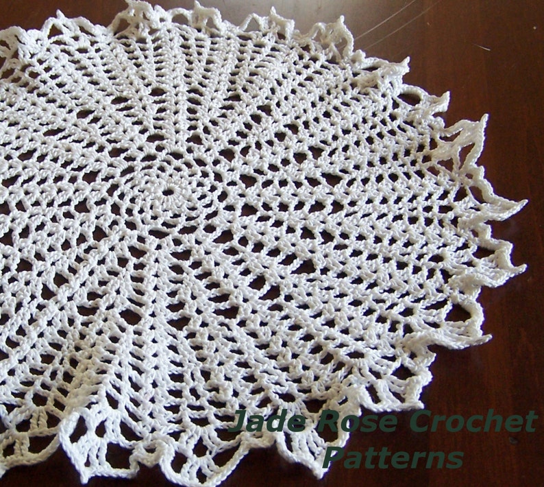 Crocheted Doily Pattern, Mandala Crochet Pattern, Housewarming Gift, Crochet Mandala Pattern, Mandala Doily Pattern, PDF511 image 1