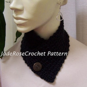 Crochet Unisex Scarf Patterns, Two Unisex  Neck Warmers, Neck Warmers Patterns, PDF202