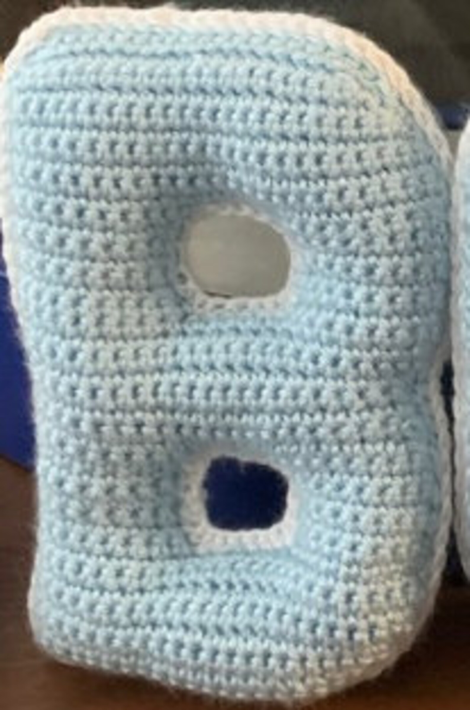 Crochet Letter B Pattern 3D Pillows 5 Sizes Appliques Etsy