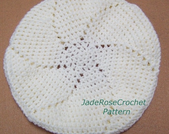 Crochet Pattern Slouchy Beret with 2 Variations - Pinwheel and Pie PFD403