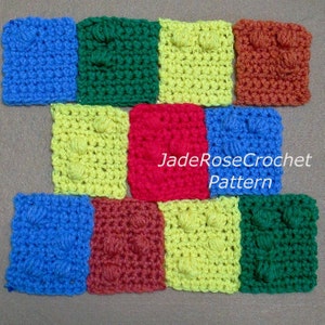 Crochet Pattern Braille Alphabet, Braile Letters Crochet Pattern, All 26 Letters in PDF 303
