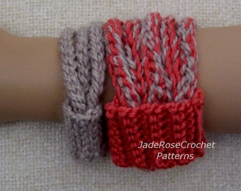 Crochet Bracelets Pattern, Three Rope Bracelet Patterns PDF602