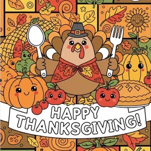 Thanksgiving Coloring Book