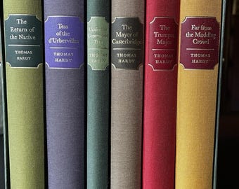 Thomas Hardy Folio Society 6 Vol Box Set Wessex Novels Peter Reddick 1971