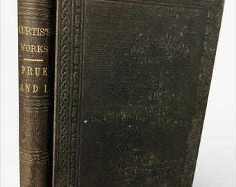 Prue och jag - Antik amerikansk litteraturbok från 1856
