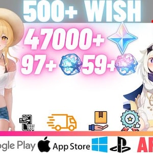 Cuenta Genshin Wish Reroll l Servidor UE l 47K Protogemas + 97 Destino conocido + 59 Destino entrelazado