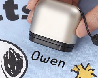 Personalisierte Kleidung Namen Stempel: Selbstfärbendes Etikett