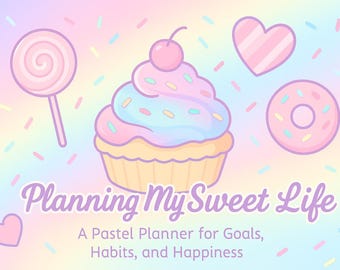 Pastel Dreams Digital Planner: Kawaii Printable Bundle (PDF)