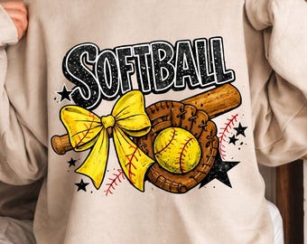 Diseño de sublimación de arco, bate y guante de softbol (descarga digital)