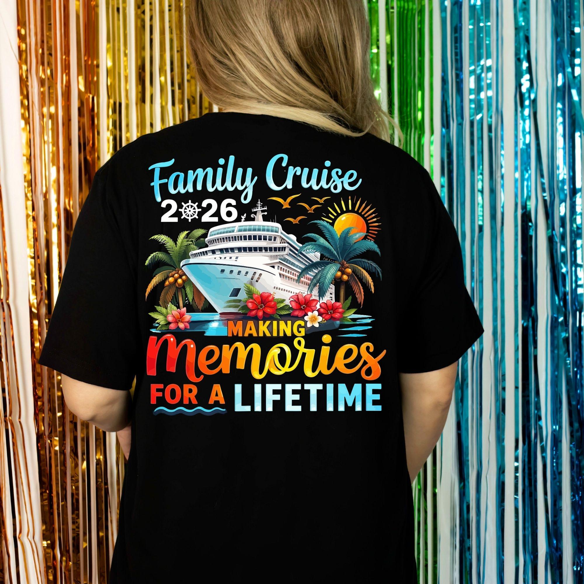 Family Cruise 2026 PNG SVG, Making Memories for a Lifetime, Tropical ...