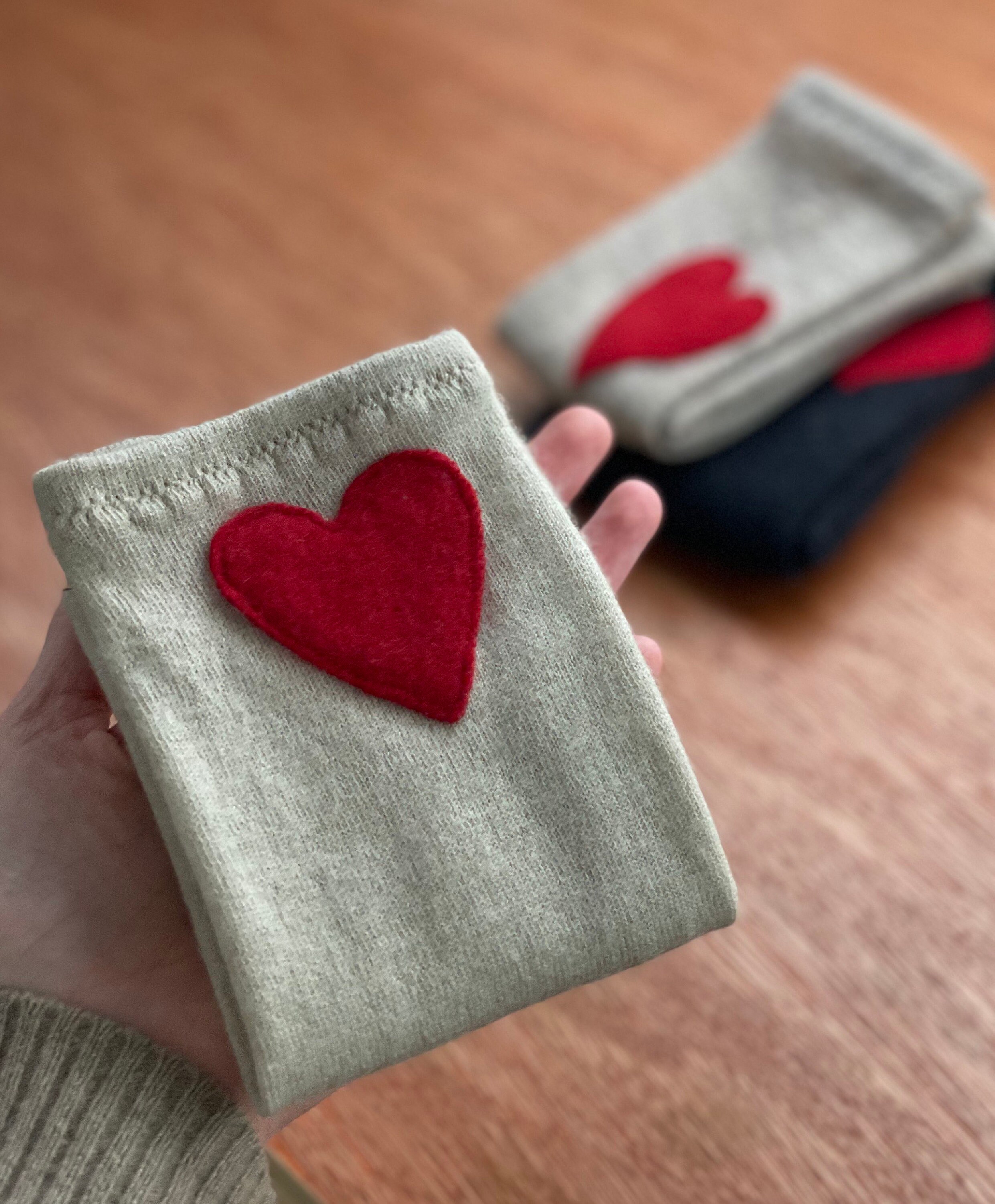 Limited edition heart Cashmere Wrist Warmers no thumbs Etsy