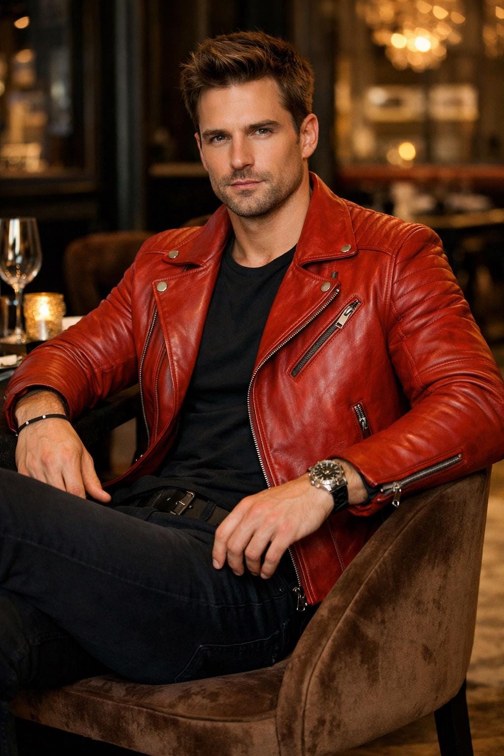 Furygan leather jacket - Etsy 日本