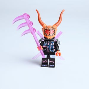 Killow Sons of Garmadon Figure | Oni Mask of Deception General Mini Statue Replica